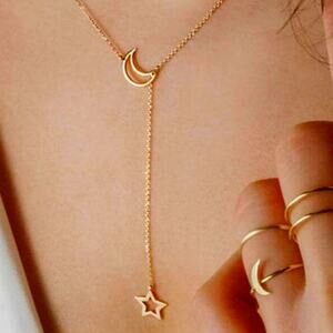 Moon & Star Necklace